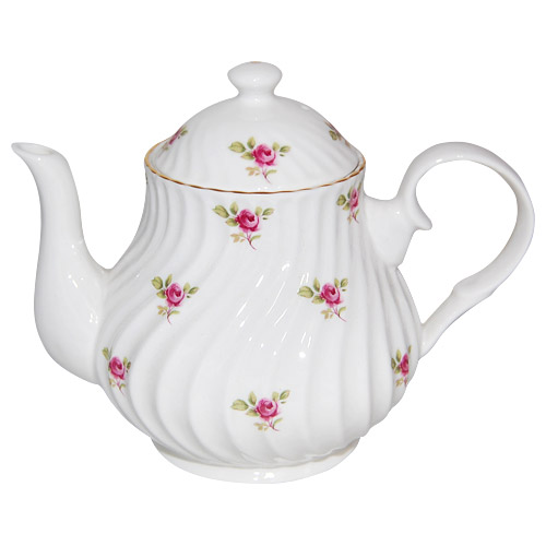 Dot Rose Teapot, 4-Cup