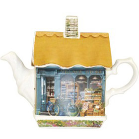 Village Store Cottage Teapot