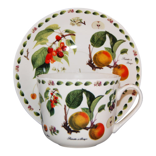 Victoriana Fruit - Jumbo Cup & Saucer Set