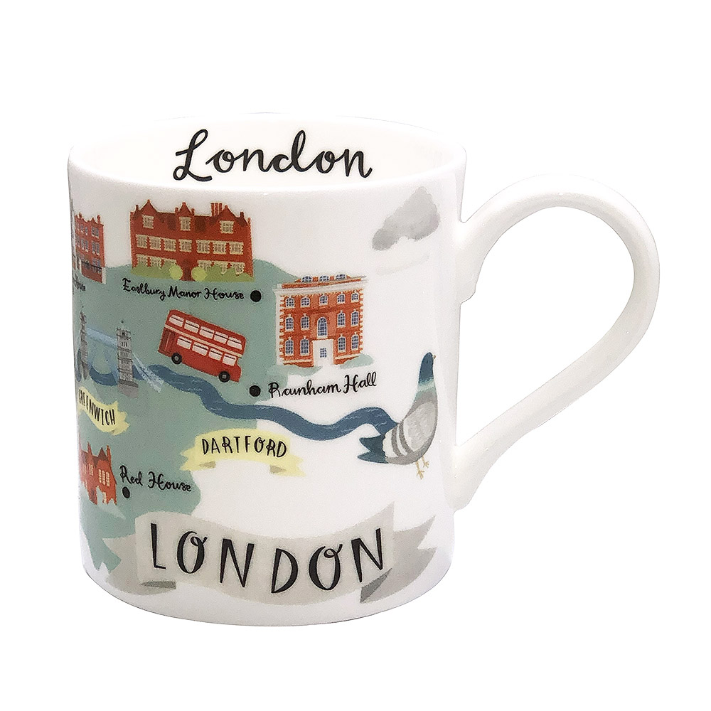London Icons Infographic Mug