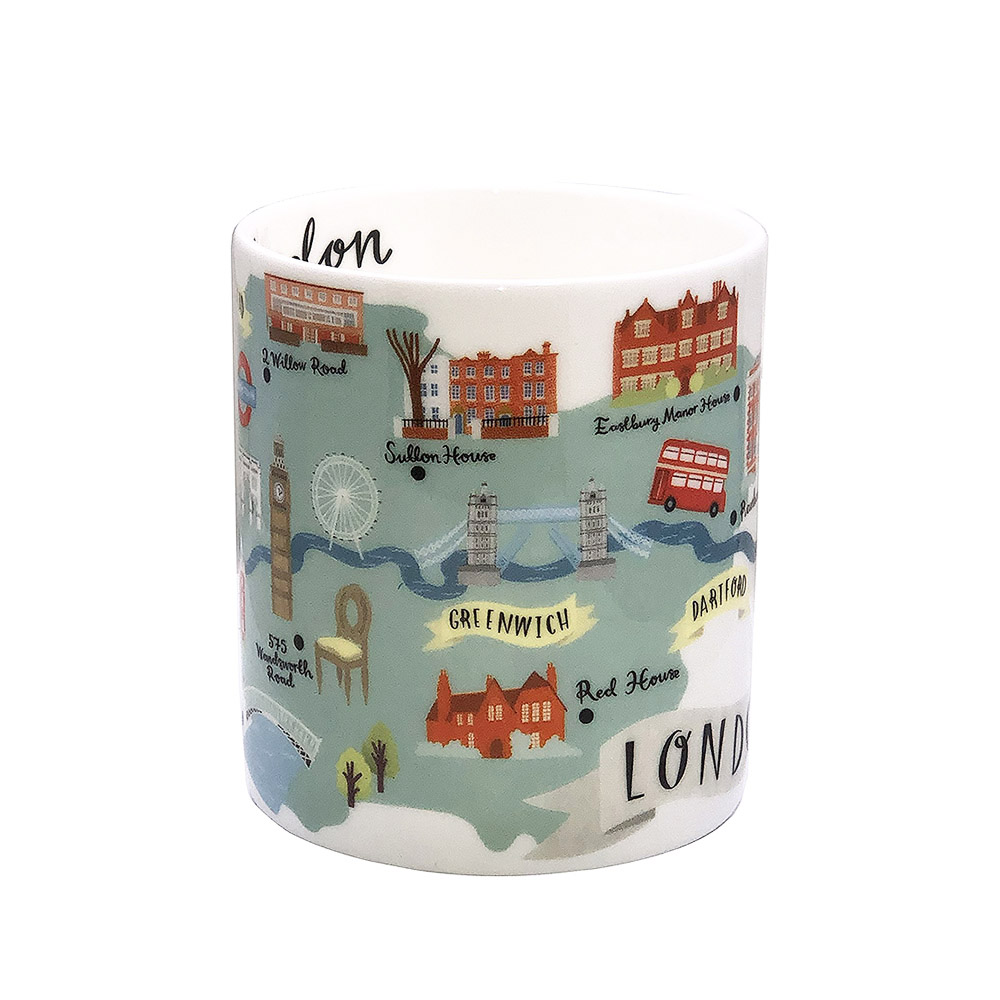 London Icons Infographic Mug, photo-1