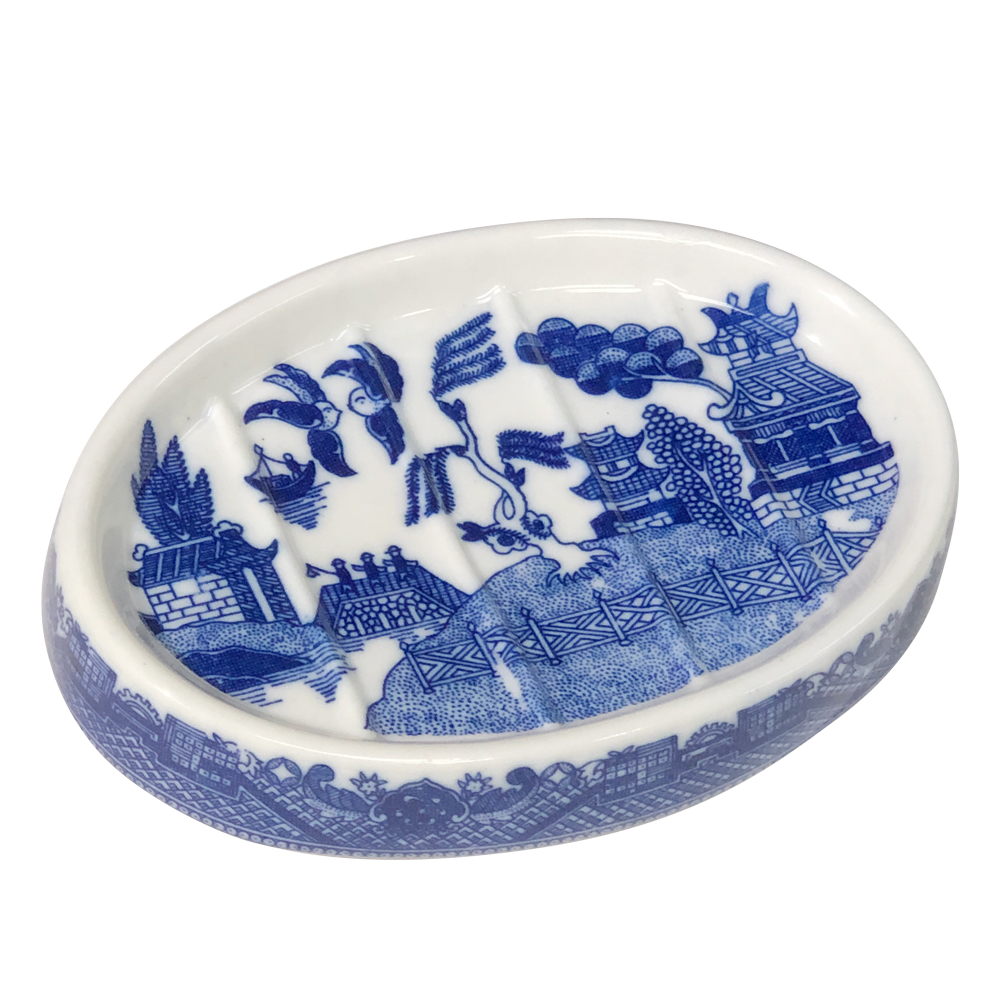 Blue Willow Soap Dish, 6L