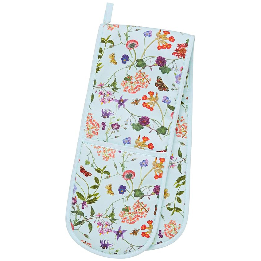 Double Oven Gloves RHS Spring Floral