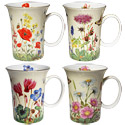 English Meadows - Set of 4 Bone China Mugs