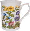 Alpine Floral Bone China Mug - Yellow