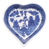 Blue Willow Heart Tray, 3.5