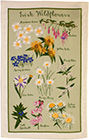 Cotton Tea Towel - Irish Wild Flowers