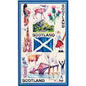 Scottish Icons Cotton Tea Towel