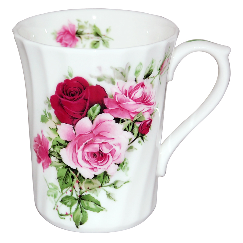 8 oz Coffee Mug in Rose