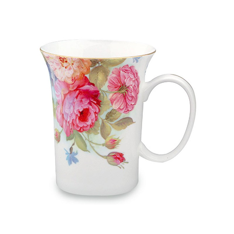 Details about   STECHCOL REDOUTE ROSE Gracie Bone China CAN Mug #2 