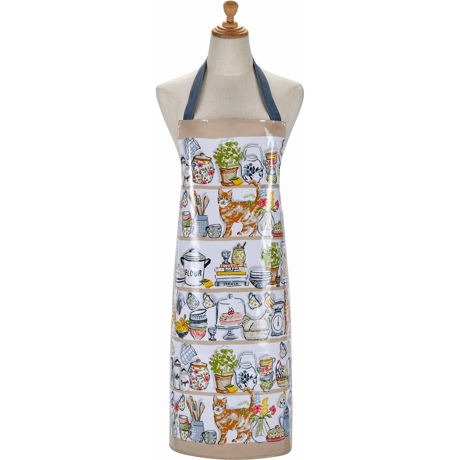 Pantry Cats PVC Kitchen Apron